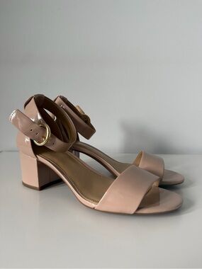 Michael Kors Block Heel Ankle-Strap Sandals